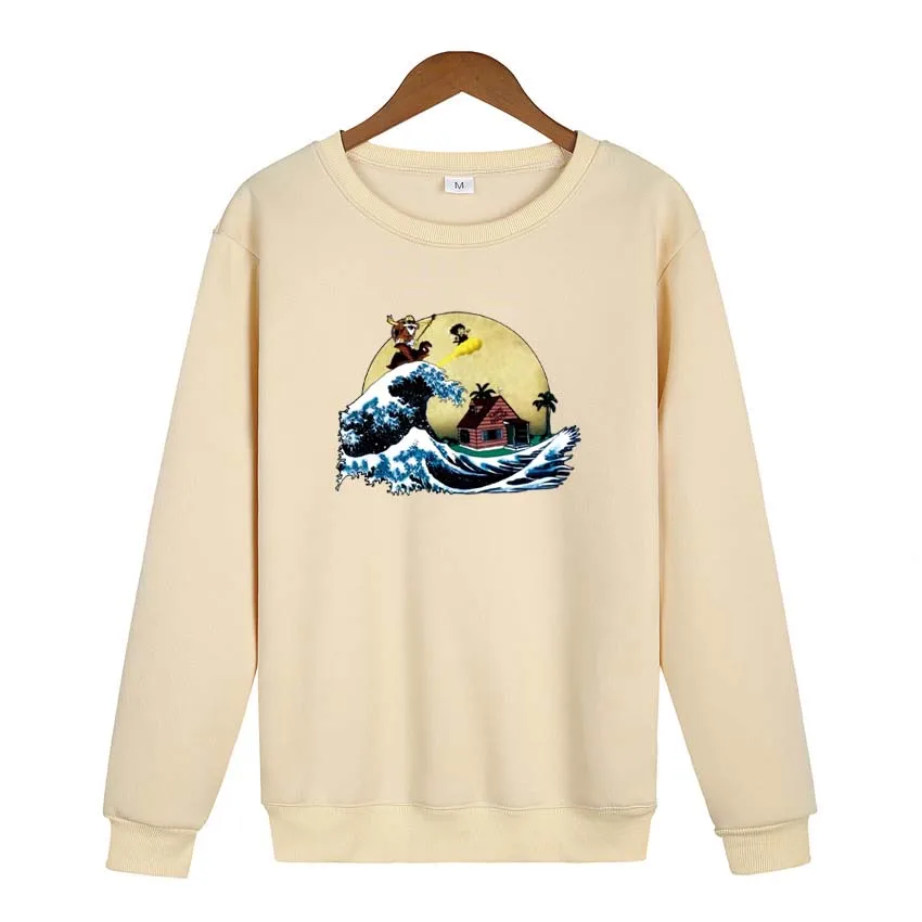 

2018 Men Women Hoodies cartoon Turtle Goku dragon ball hoodies poleron hombre Streetwear Hip Hop Sudadera Dragon Ball Sweatshirt