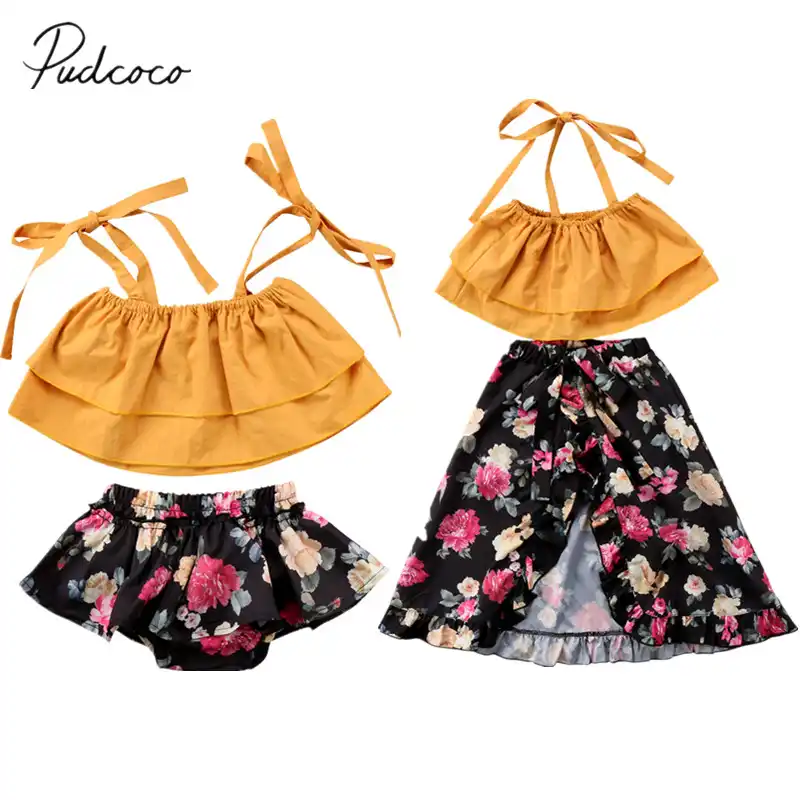 cute sister matching outfits