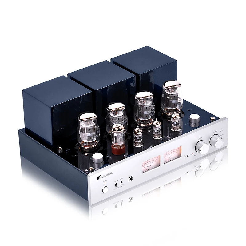 

Douk Audio Latest Hi-end Push-pull Stereo KT88 Valve Tube Amplifier With Phono&Preamplifier &Power Amp 45W*2 Desktop Amplifier