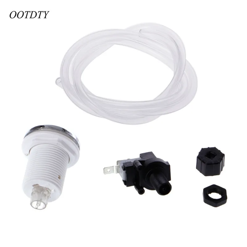 

OOTDTY 16A On Off Push Air Button Switch Whirlpool Jet Tool Set Bath Spa Tubing Kits For Home Tools