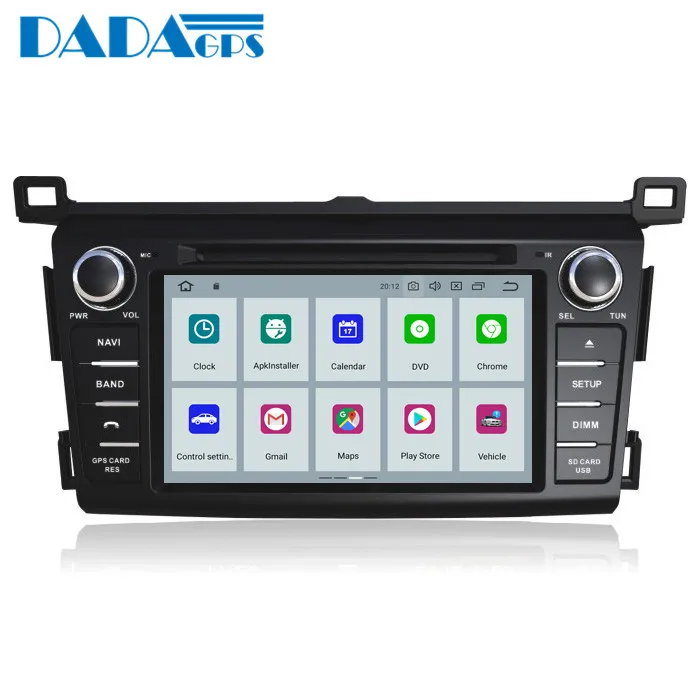 Автомагнитола PX5 мультимедийный DVD плеер на Android 9 0 4 + 32 ГБ для Toyota RAV4 2013 GPS