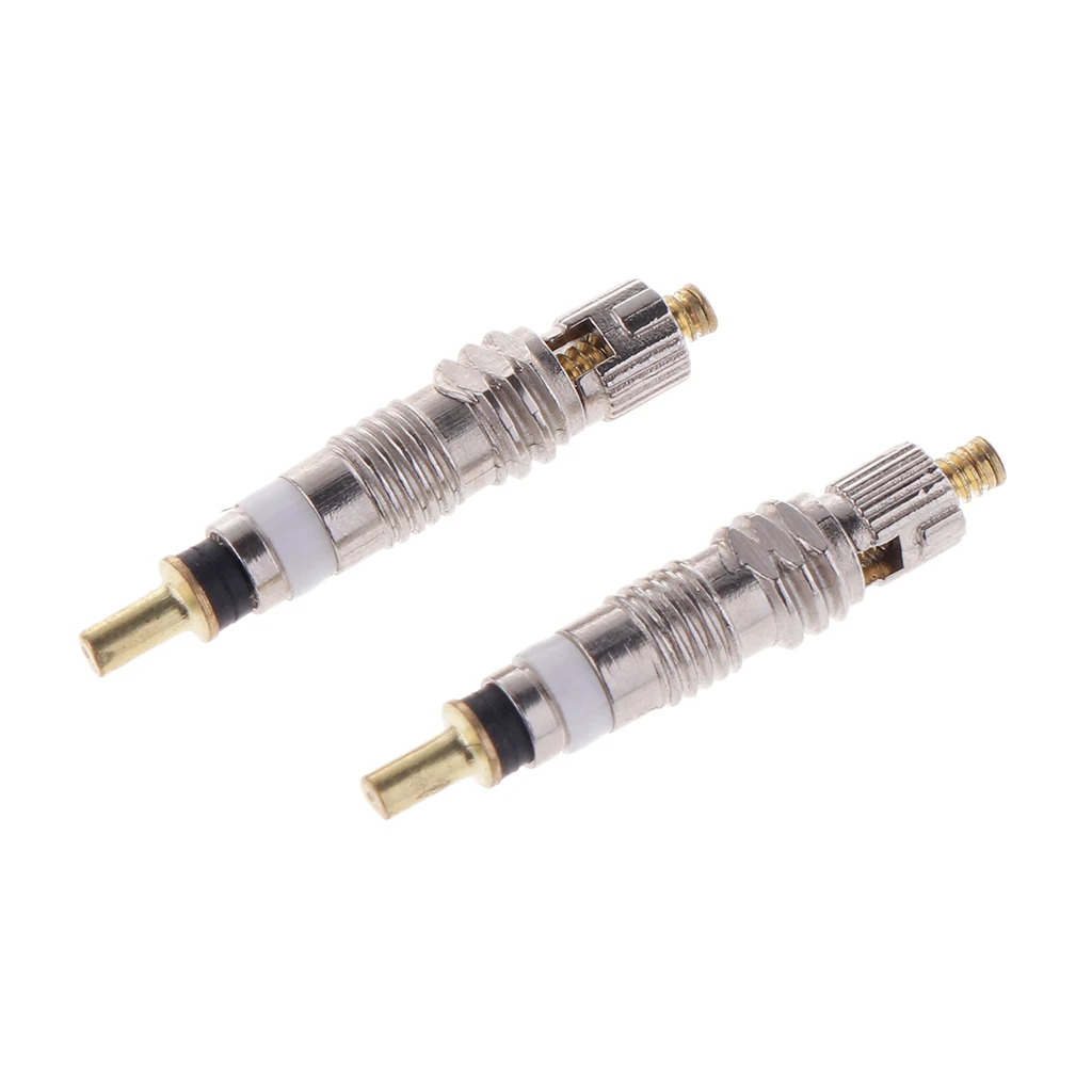 2Pcs Tubeless Presta Valve Core Copper Replacement Parts for Universal Road Bikes and Mountain Bicycles