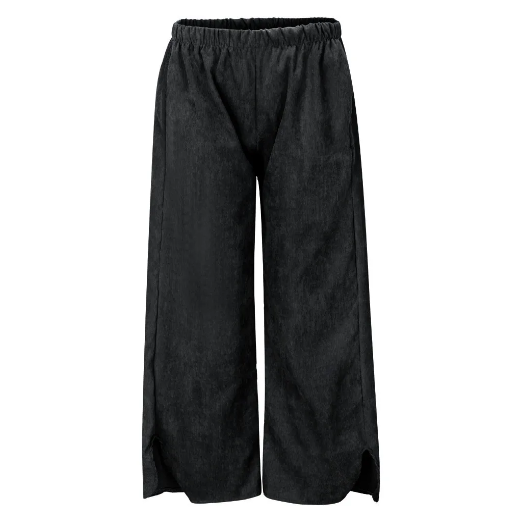 Womail женские брюки модные повседневные свободные брюки льняные с карманом широкие брюки для женщин длинные брюки простые уличные праздничные J710