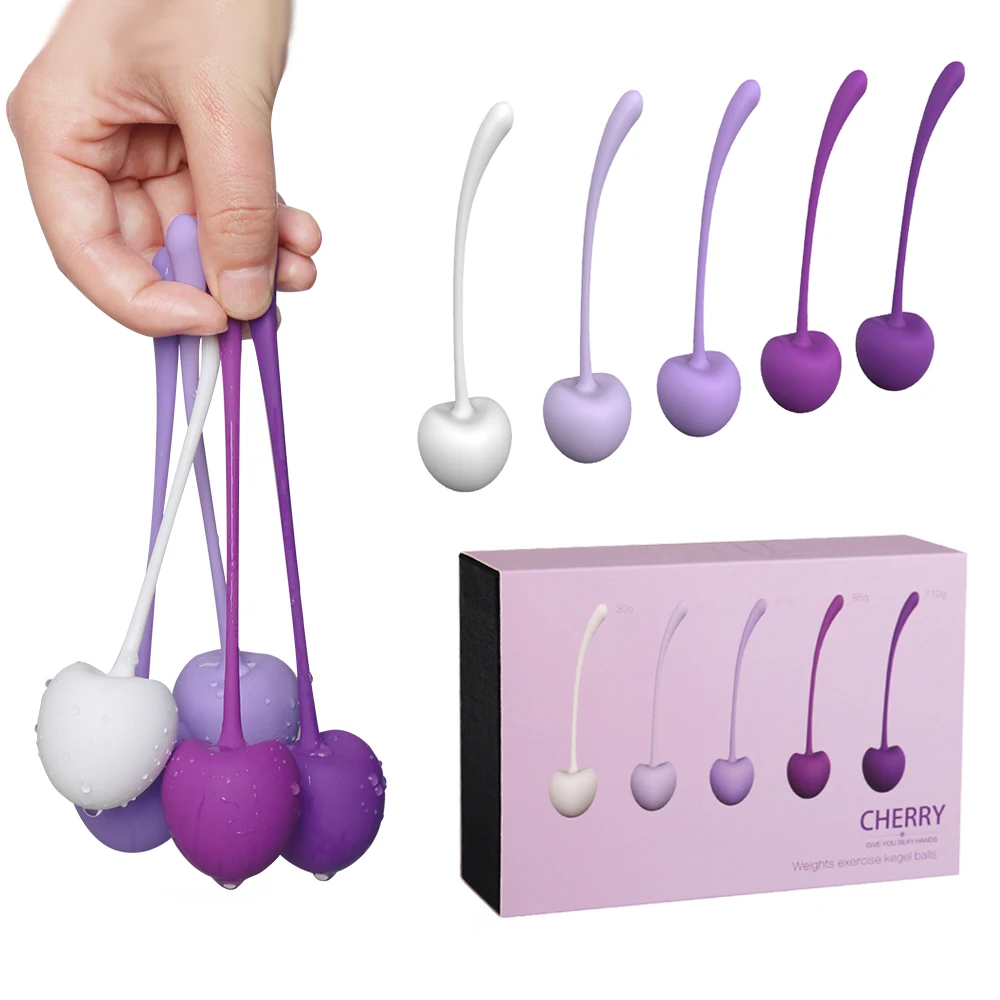 Silicone Weights Exercise Kegel Ball Vaginal Tighten Ben Wa Ball Vagina Ball Geisha Balls Sex Product Medical Sex Toys for Woman 1