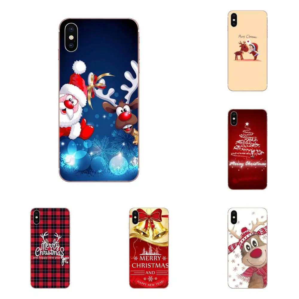 Для Galaxy J1 J2 J3 J330 J4 J5 J6 J7 J730 J8 2015 2016 2017 2018 mini Pro класса люкс с Рождеством Санта Клаус