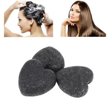 

Hair Washing Care Clean Dandruff Soap Tool Heart Shape Hair Shampoo Soap Non-Silicon Oil Control Salon