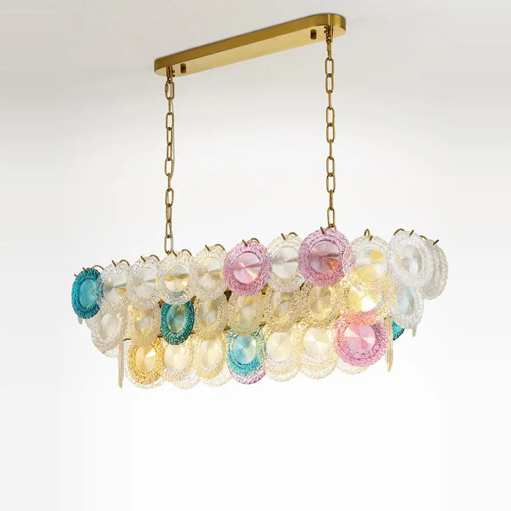 led e14 Postmodern Iron Glass Colorized Pendant Lights.Pendant Lamp.Pendant light Suspension Luminaire Lampen Lustre For Foyer