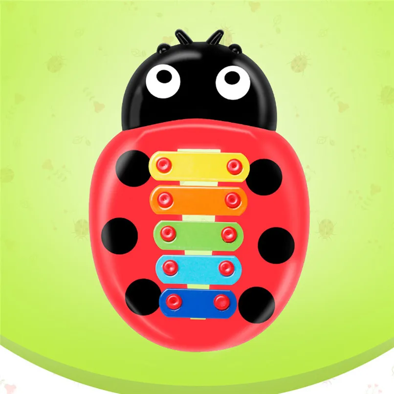 Education Toy Baby Kids Colorful Ladybird Model Xylophone Musical Toys Early Education Wisdom Development Toys Baby Toys JE15#F (3)
