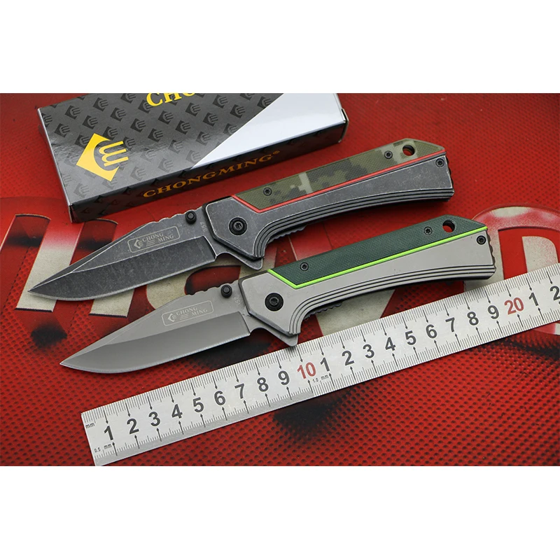 

LOVOCOO CM357 new 9Cr13Mov blade 440c handle Gift Flipper folding knife Outdoor camping hunting pocket knives EDC Climbing tools