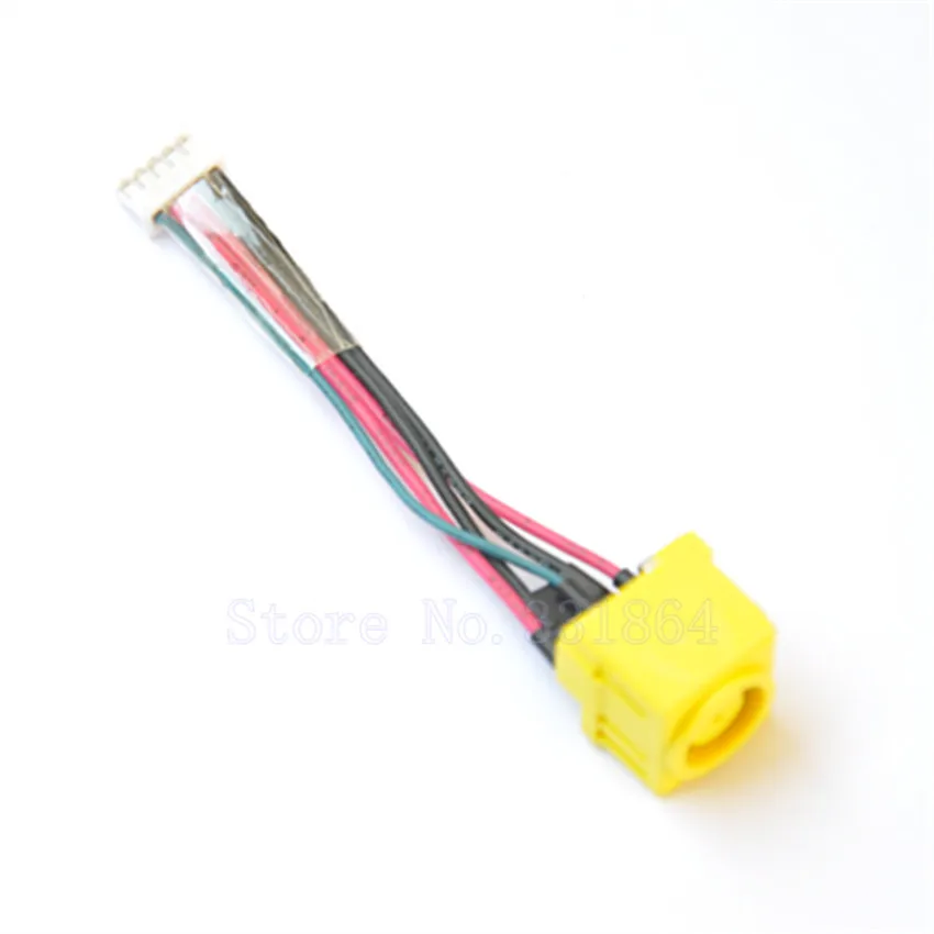 Computer Cables New DC Jack Power Socket Charging Connector Port for Lenovo Thinkpad T410 T410I T420 T420I T410S T430 T430I T61 R61 T400 R400 Cable Length: Buy 5 Pieces