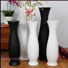 Простой современный модный керамический пол гостиной с вазой Европейской белой вазы