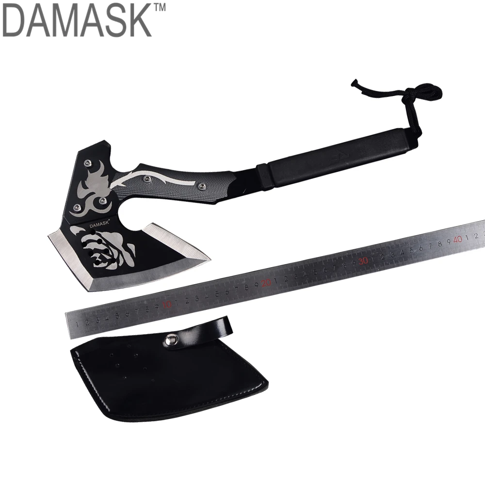 DAMASK EDC Camping Axe Outdoor Survival Hatchet Hunting Self Defense
