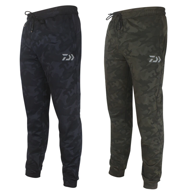 green fishing joggers
