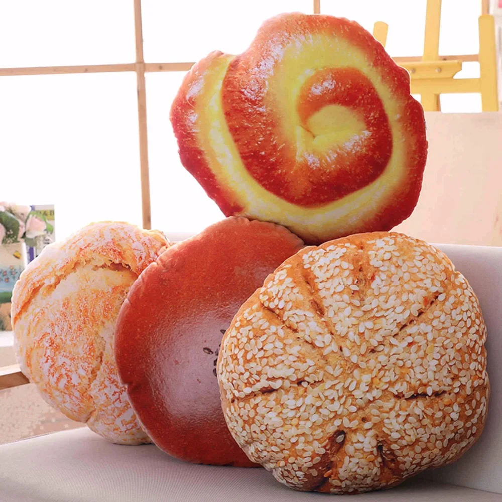 Plush Donut Cream Bread Stuffed Toy Pillow Soft Cushion Restaurant Decoration Birthday Gift Birthday Gift 5
