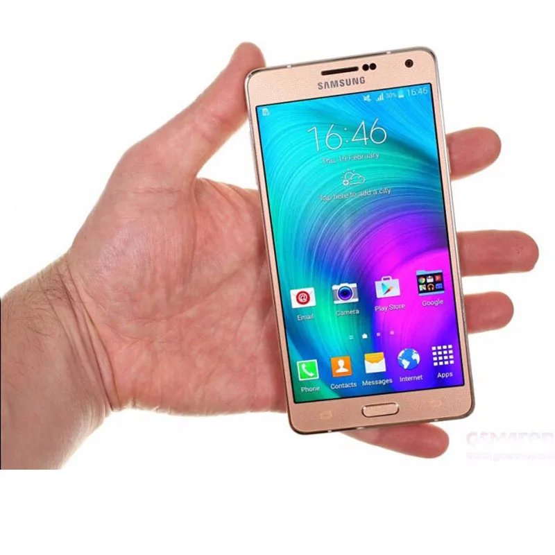 Original Samsung Galaxy A7 Duos A7000 4G LTE móvil teléfonos Octa-core Dual SIM 1080P 5,5
