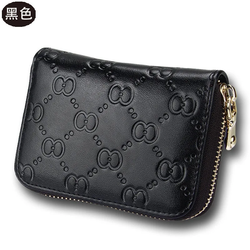 

Famous Brand Card Holder Genuine Leather Women Wallet Credit Card Case ID Holders Women Cardholder Porte Carte