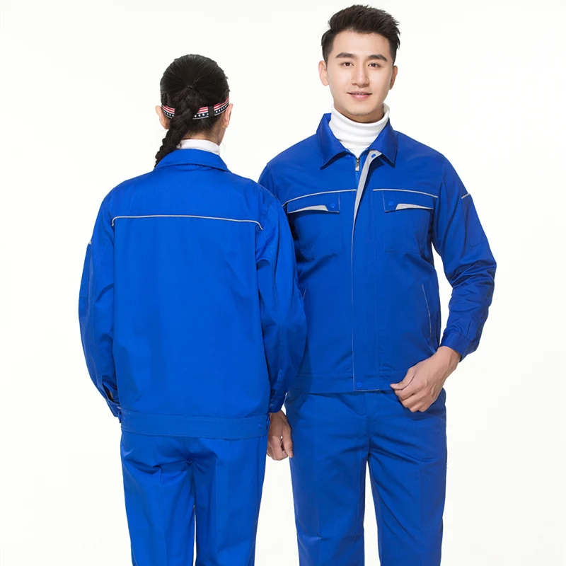 working clothes men woman Welding machine repair large size Coveralls stitching protective safety work jacket cleaning uniform