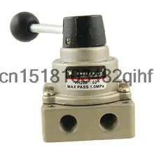 Пневматические 3 Позиции 4 Порта Воздуха Рук Переключающий Клапан PT 1/4"