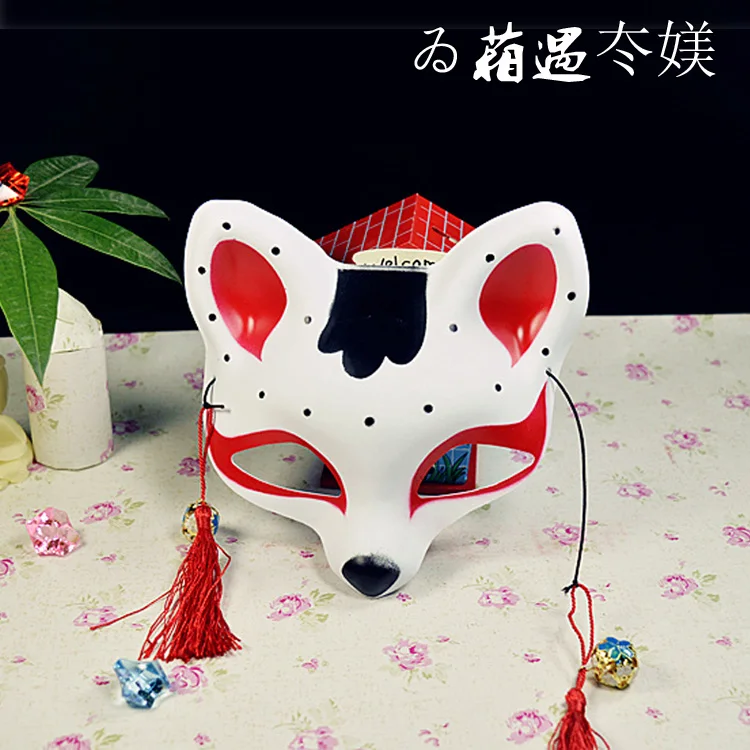 Косплей Аниме Нацумэ Yuujinchou cos Nyanko sensei маска для Хэллоуина Onmyoji fox японские
