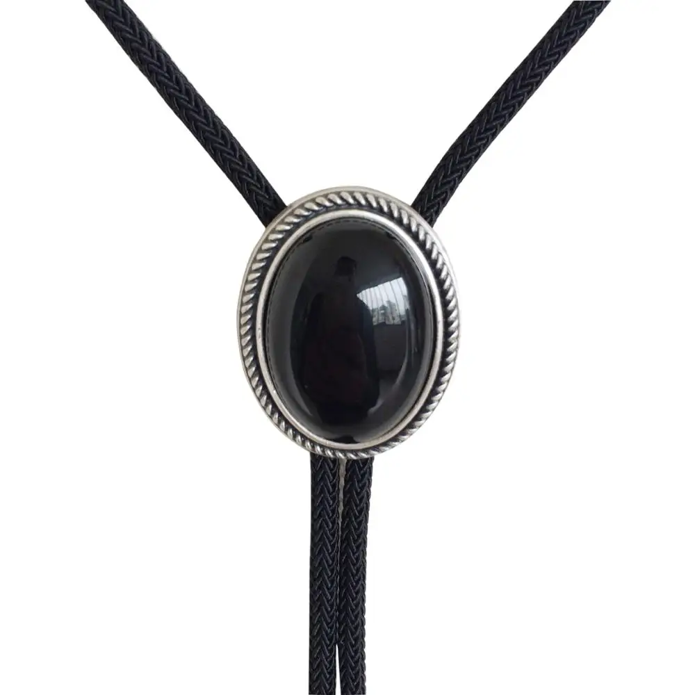 Original Handcraft Unique Nature Rhodonite Stone Bolo Tie Each Stone is Unique 9