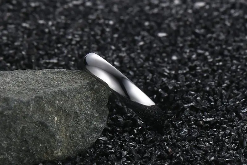 Серебряные кольца из карбида вольфрама, водостойкие обручальные кольца для влюбленных