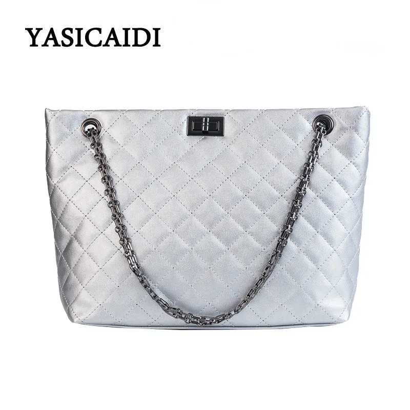 

Female Handbags Luxury Handbag Chain Women Bags Diamond Lattice Pu Leather Designer Women Famous Brands Shoulder Bag