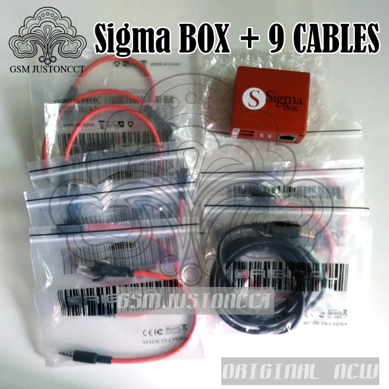 

The 2018 newest version 100% Original Sigma Box+9cables and repair for Nokia,ZTE,Huawei .......