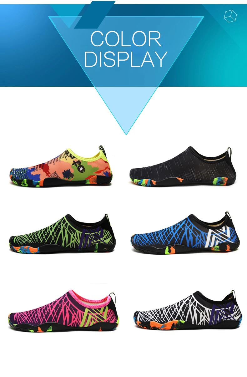 Clorts Water Shoes Men Quick-drying Beach Shoes Swimming Aqua shoes Lightweight Fishing Sneakers (5)