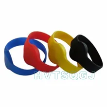 125 кГц EM4305 силиконовый браслет rfid, близость, водонепроницаемый перезаписываемые rfid-заготовки браслет, 100 шт./лот