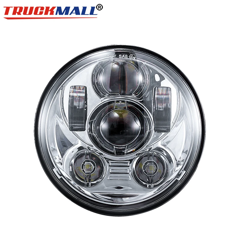 

Motorcycle 5.75" LED Headlight Assembly For Iron 883 street bob 5-3/4Inch LED H4 Headlamp Replacemenet Lamp
