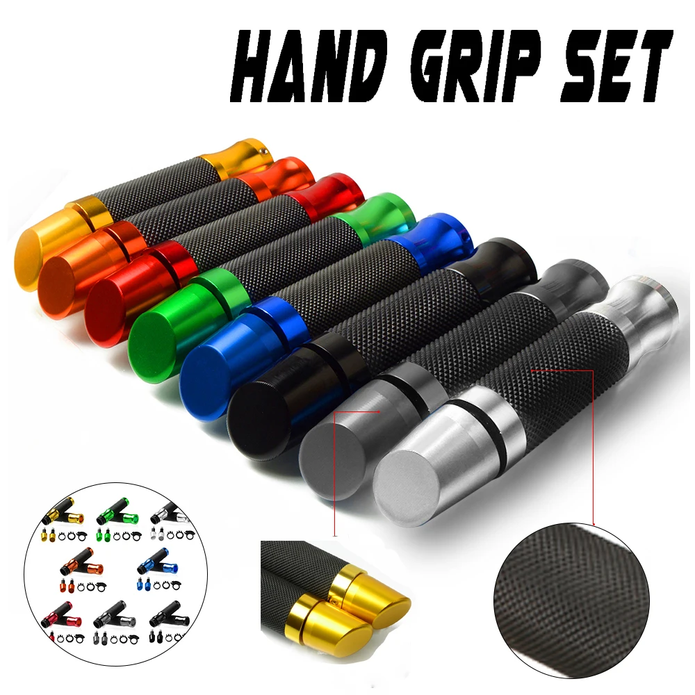 

7/8"22mm CNC Aluminum Street&Racing Universal Motorcycle Handlebar ends Moto Hand Bar Grip for Kawasaki Suzuki triumph Honda ktm
