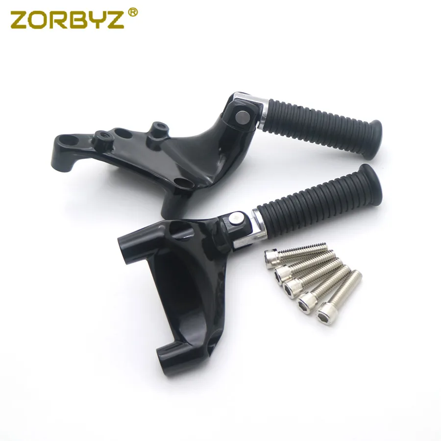ZORBYZ задние Пассажирские подножки для ног Набор крепления педали Harley Sportster IRON XL 883
