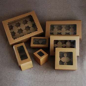 

6 size cups cake box, cattle cardboard zakka ,kraft boxes Blue boxes ,muffin cup packing boxes 10 pcs a lot