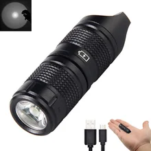 pocket Mini USB LED flashlight rechargeable portable waterproof keychain white light super small flashlight with 10180 battery pocket Mini USB LED flashlight rechargeable portable waterproof keychain white light super small flashlight with 10180 battery