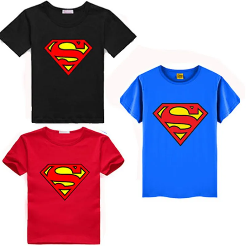 

Kids Baby Boys Girl Cartoon Superman T-shirt Cotton Tops Blouse Clothes 2-7 Year