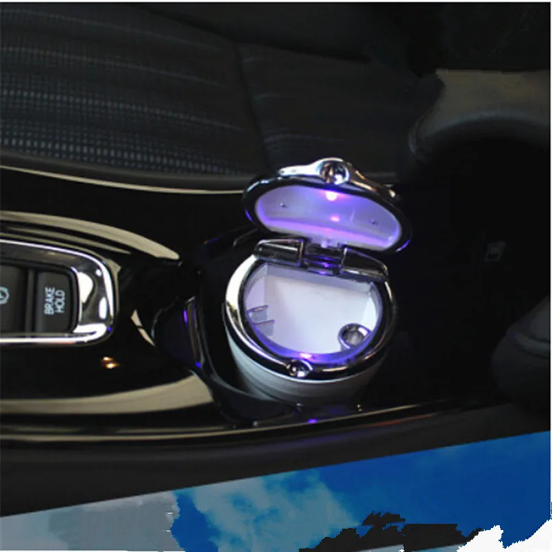 Авто-Стайлинг пепельница для сигарет с светодиодный лампы для Acura RLX CL EL CSX ILX MDX NSX RDX RL SLX TL ZDX