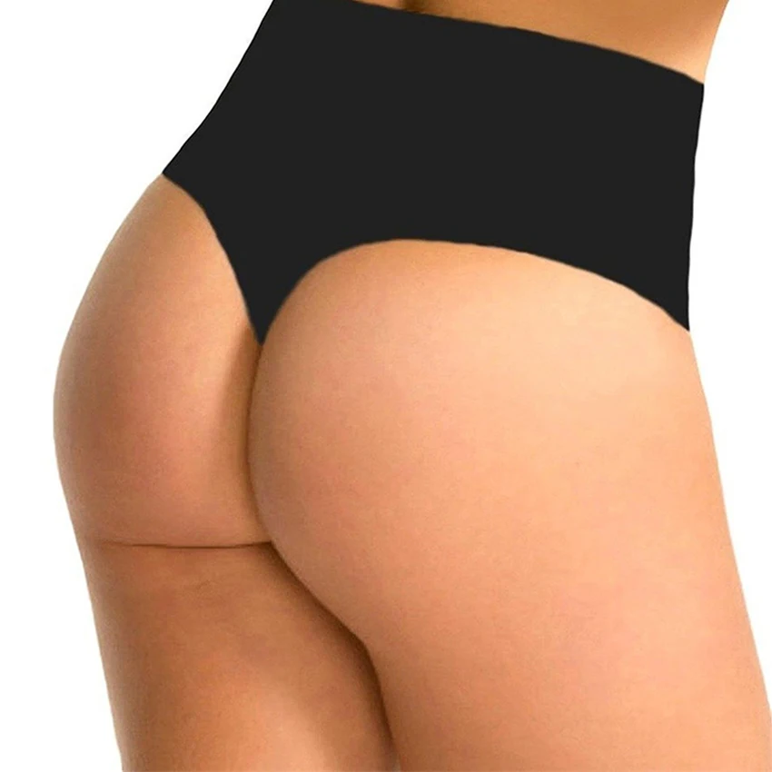 MYLEY Women High Waist Butt Lifter Body Shaper Sexy Thong Underwear Waist Trainer Tummy Hip Control Pants Butt Lifter Shapewear