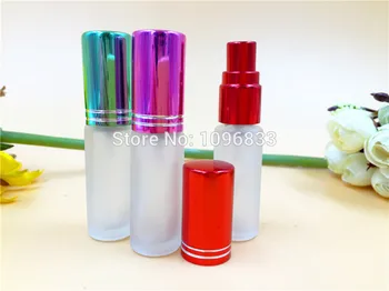 

5ML Glass Atomizer, Frost Glass Perfume Bottle, 5CC Perfume Atomizer, Parfum Spray Vials, Perfume Packing Bottles, 50pcs/Lot