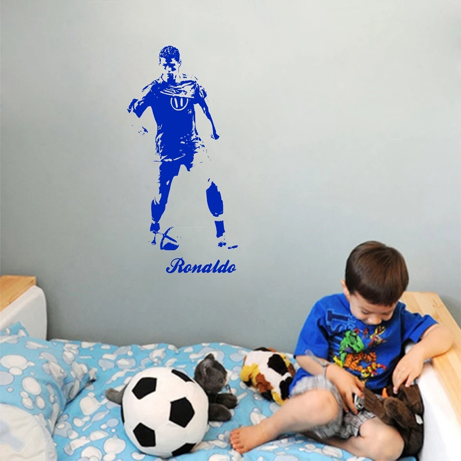 135x65 Cm CR7 Cristiano RONALDO Pemain Wall Sticker Anak Kamar