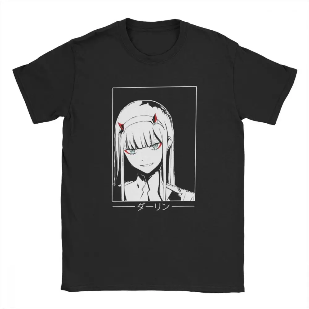 

Cool Zero Two T-Shirt Darling In The Franxx Movie T Shirt for Male 100% Cotton Tees Funny Plus Size Tops New Arrival Clothes
