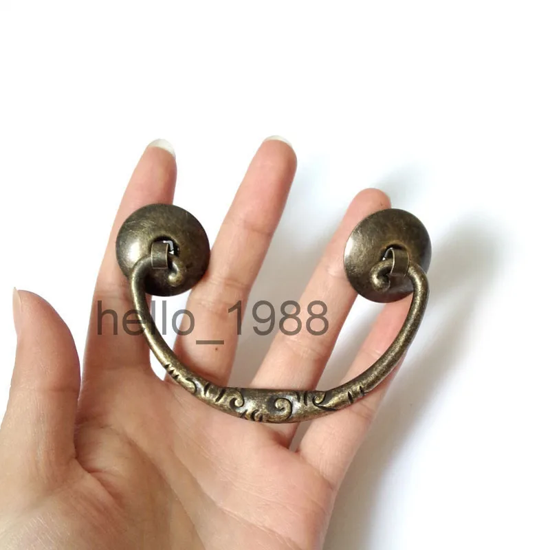 98mm Antique Drawer Pull Jewelry Box Handle Little Box Pull