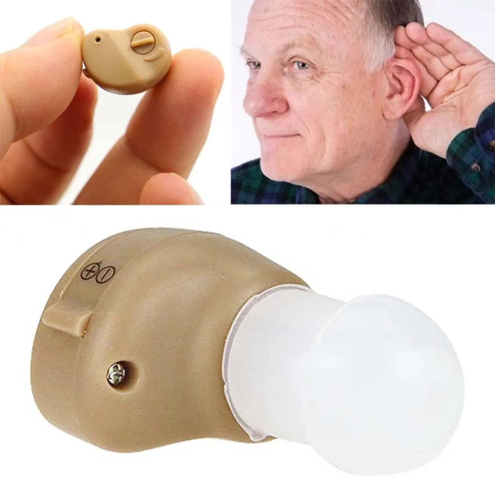 Мини-наушники-вкладыши для улучшения звука цифровой лучший громкий усилитель звука Ушная помощь Регулируемый тон для ухода за пожилыми