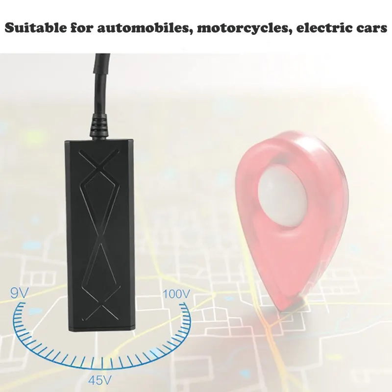 

Smart GPS Real Time Positioning Automobile GPS Locator Auto GPS Tracker for spy Electric Motorcycle Alarm Battery Wide Voltage