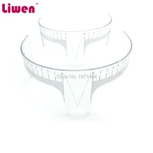 20 штук высокое качество линейка для бровей программное средство для макияжа многоразовые полу Перманентная Татуировка аксессуары