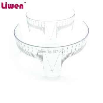 

20pcs high quality eyebrow ruler Measure Tool Makeup Reusable Semi permanent Tattoo Accessories