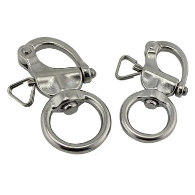 

Round Stainless Steel Quick Release Swivel Shackle Mayitr Marine Boat Anchor Chain Eye Shackle Swivel Snap Hook Hardware