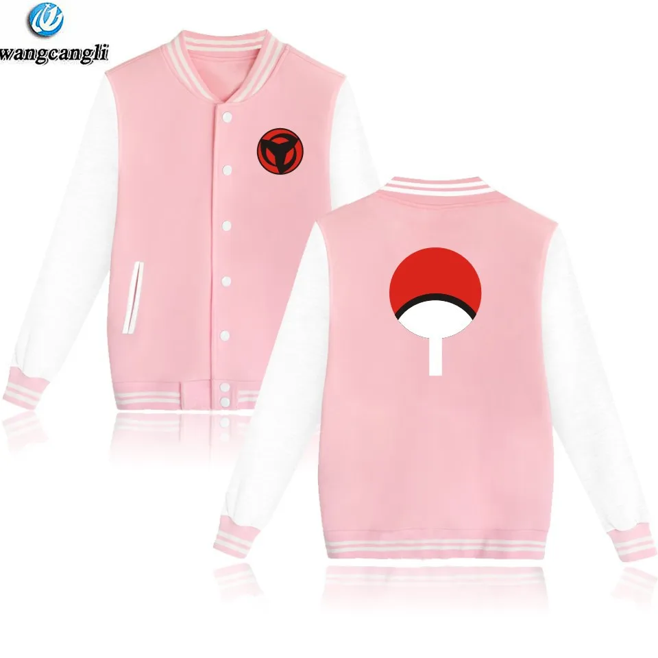 New NARUTO Baseball Jacket 2018 High Quality Hip Hop Capless Sweatshirt 4 Colors Plus Size 4XL Hoodies