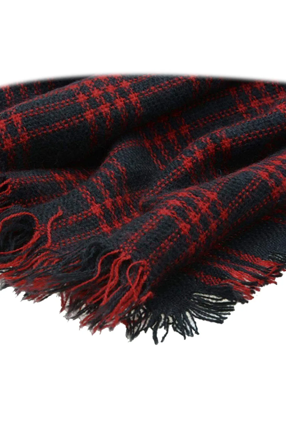 EAS Wool Blend font b Tartan b font Plaid Soft Scarf Wrap Shawl Blanket Stole Pashmina