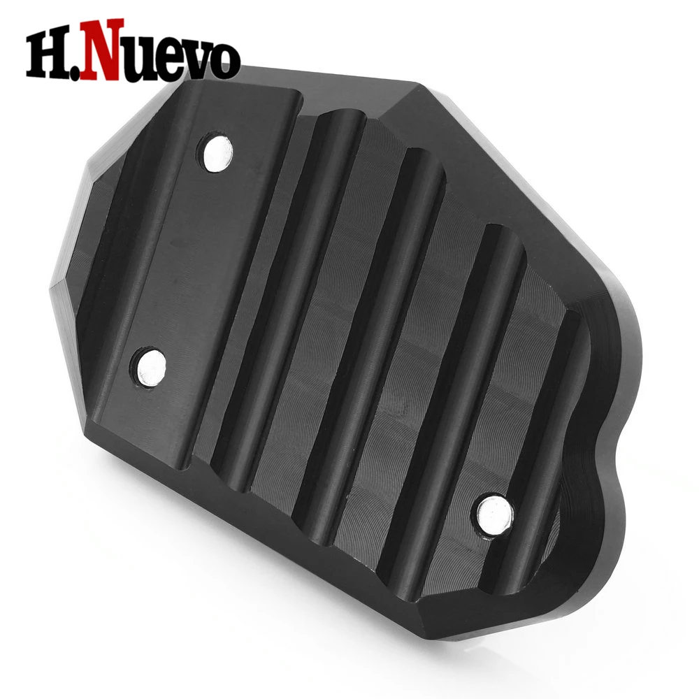 For Kawasaki Z800 Z 800 2013-2015 CNC Kickstand Side Stand Enlarger Plate Pad For Kawasaki Z1000 Z1000SX Z 1000 SX 2010-2015 (4)