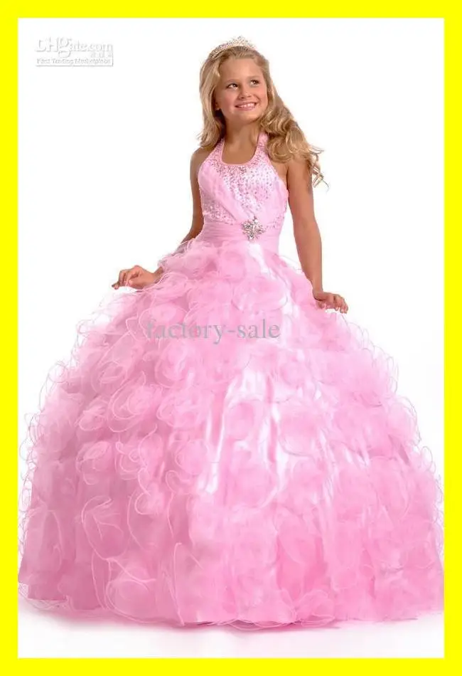 Unique Flower Girl Dresses Purple Dress Uk Under Kids Halter Off The